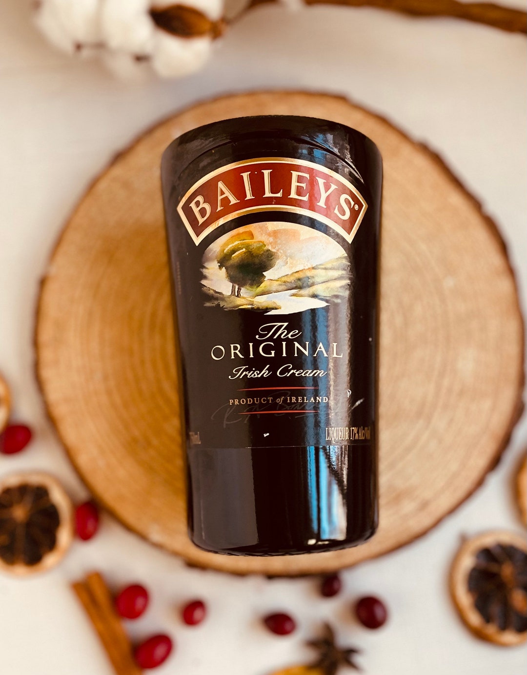 Irish Cream Candle baileys Irish Cream Bottle Irish Cream Scented Organic Soy Wax Hemp Wicks Etsy