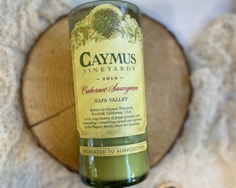 Luxury* Cabernet wine candle - caymus Cabernet bottle - DECONSTRUCTED candles - organic soy wax