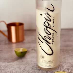 Moscow Mule Vodka candle - Chopin bottle - DECONSTRUCTED CANDLES - soy wax