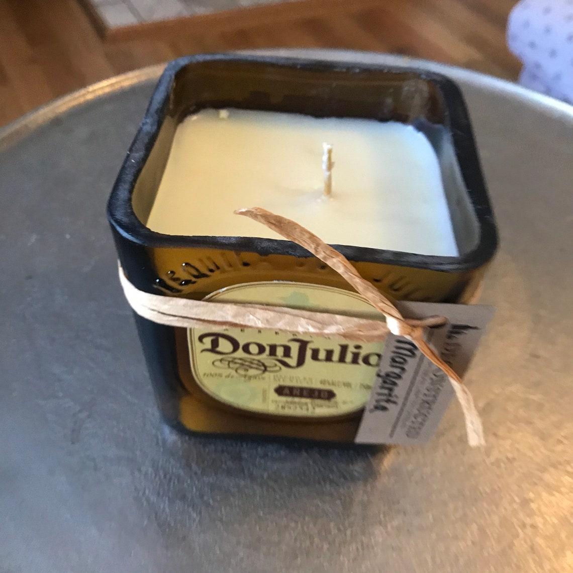 Tequila Candle Don Julio reposado Bottle Margarita Scent Etsy