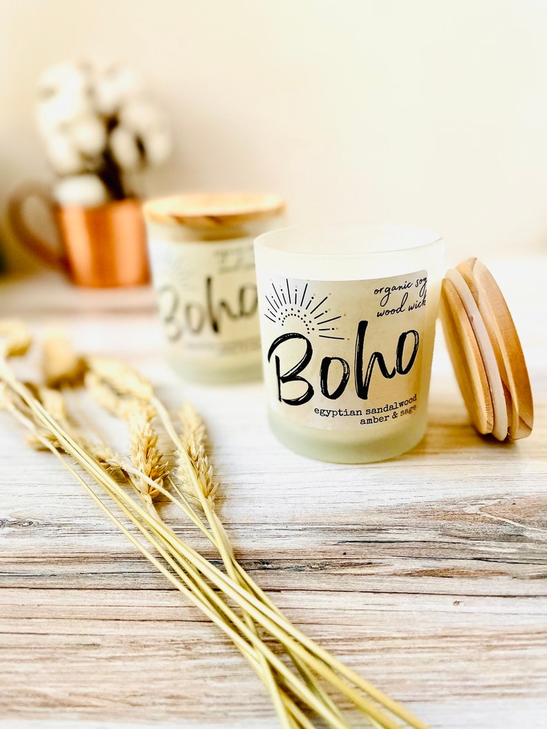 Natural Boho Chic Candle - Thumbnail 2