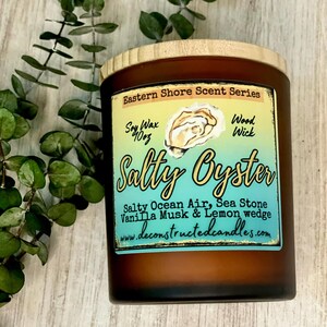 Maryland Delaware Virginia Chesapeake Bay Ocean City Chincoteague themed Candles Eastern Shore Series Soy Wood Wick Unique Gift Beach Decor image 6