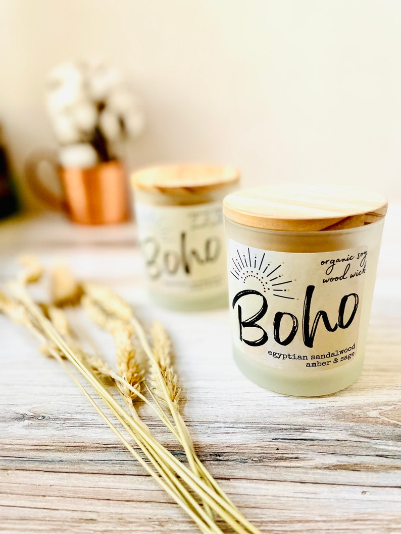 Natural Boho Chic Candle - Thumbnail 3