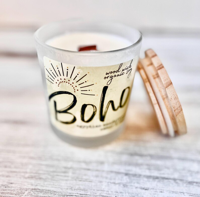 Natural Boho Chic Candle - Thumbnail 4