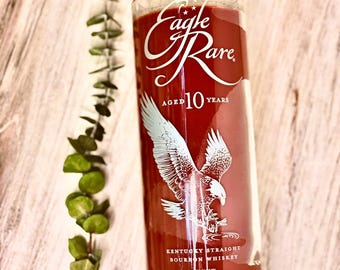 Eagle Rare Bourbon Bottle Candle, Old Fashioned Scent, Soy Wax