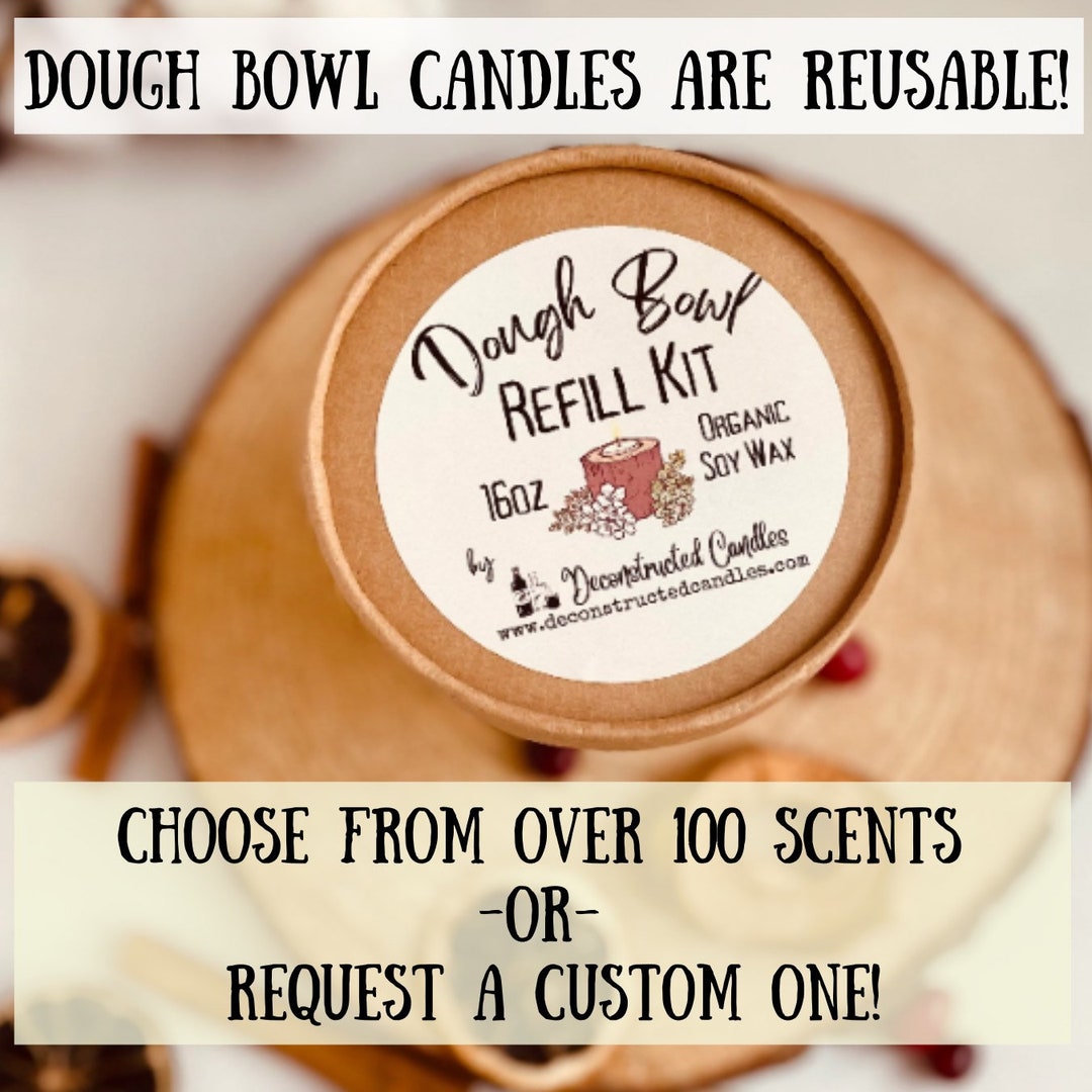 Dough Bowl Refill Kits 16oz small or 22oz large Choose Etsy