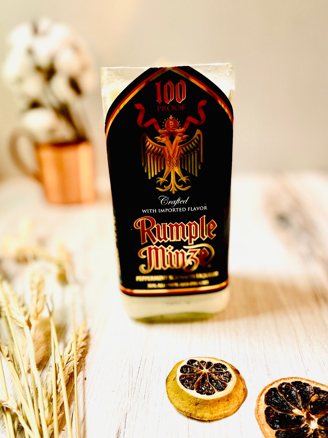 Rumplemintz Soy Candle Peppermint Scented Organic Soy Wax Etsy