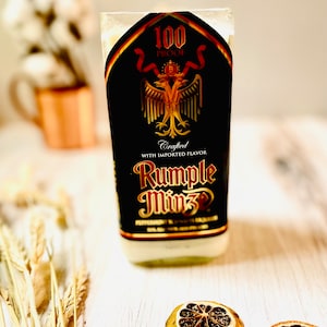 Rumplemintz Soy Candle - Peppermint Scented - organic soy wax - hemp wick