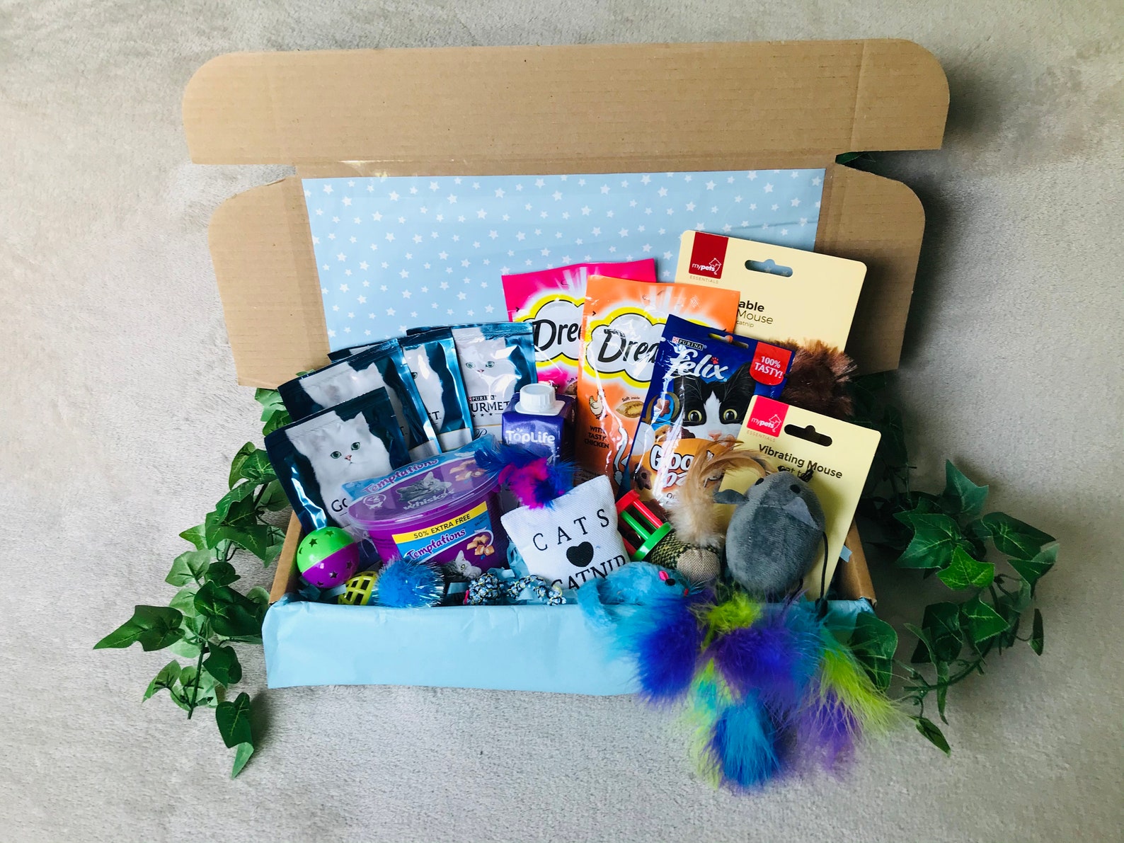 Cat Hamper Cat hamper gift box Pet lovers gift Cat Etsy