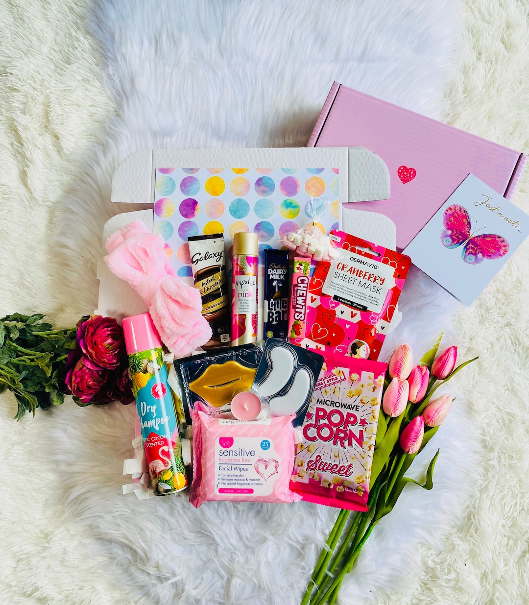 Teenage Girl Gift Hamper, Girls Spa Gift Box, Birthday Spa Box for