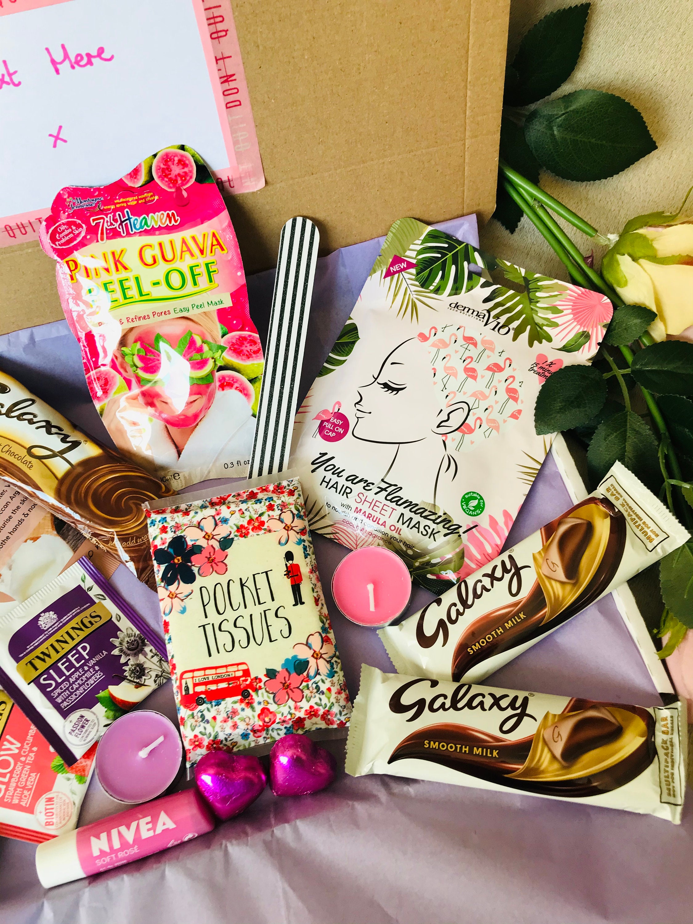 Pamper letterbox gift for her Ladies Birthday letterbox Etsy