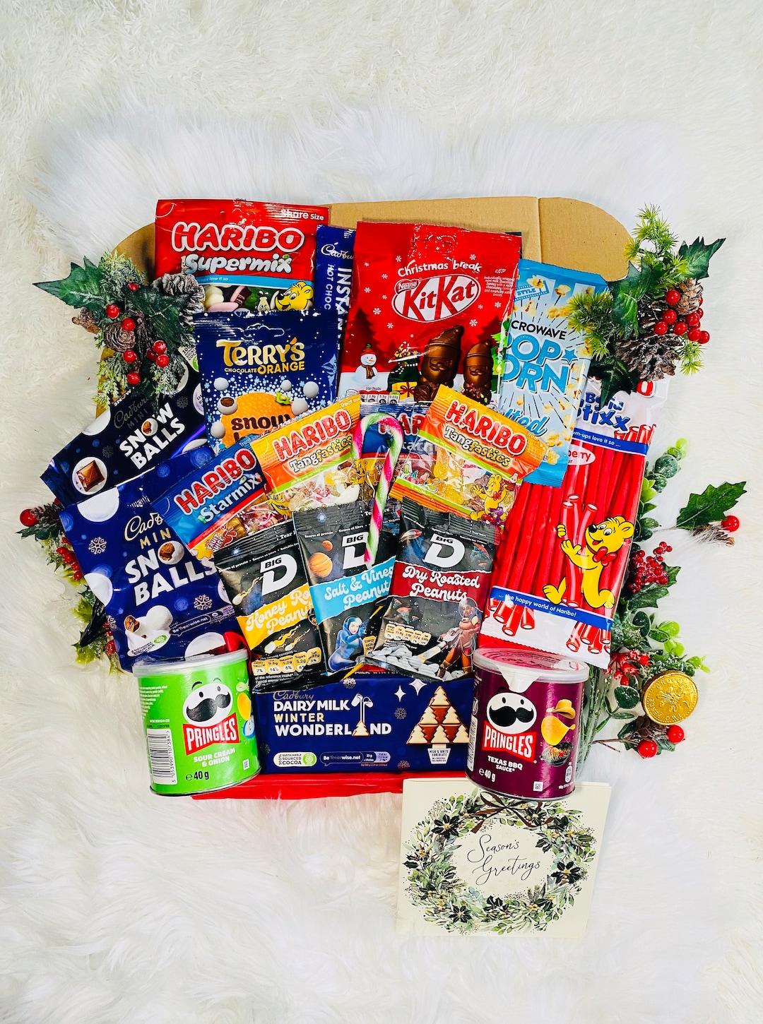 CHRISTMAS SNACK BOX Hamper Christmas Movie Night Snack Box Etsy UK