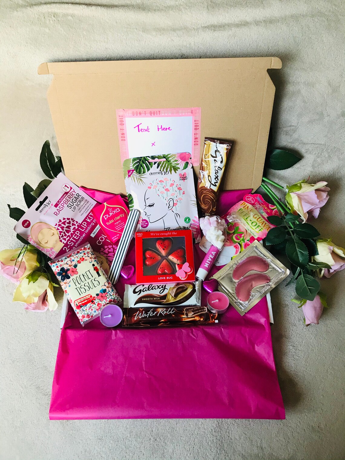 Ladies Letterbox Pamper Gift Box Easter letterbox Birthday Etsy