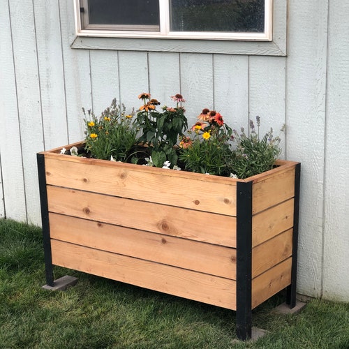 Cedar Window Box/cedar Planter Box/cedar Flower Box/garden Etsy