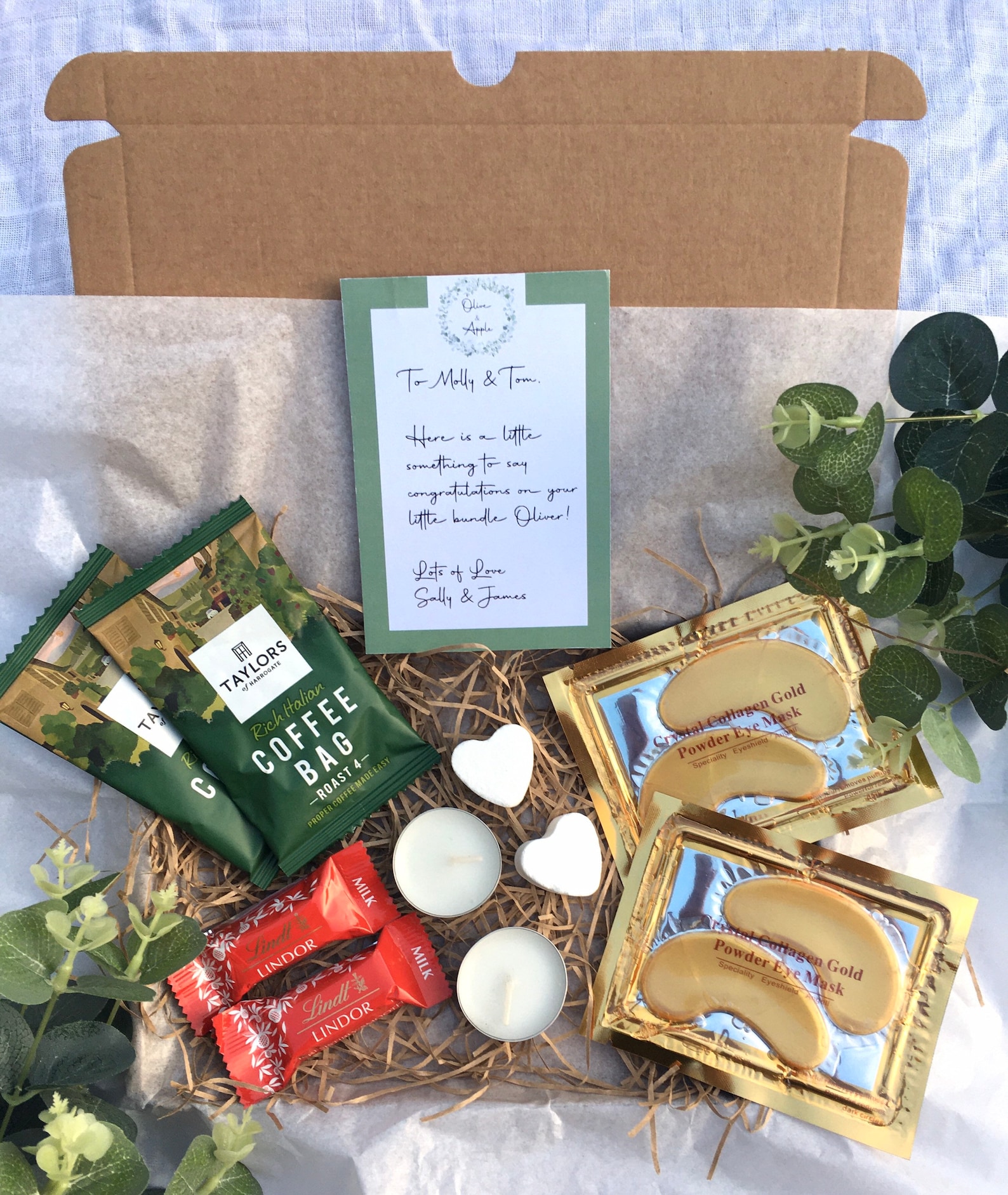 New Parents Hamper Letterbox Gift for Couple Etsy UK