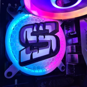 Custom 3D printed fan cover