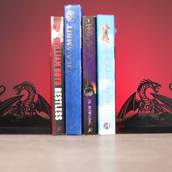 Dragon Bookends - Etsy