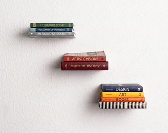 Floating Bookshelf: Minimalist Invisible Wall Storage for Books