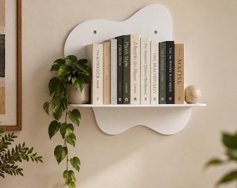 Funny Book Shelf: Floating Wall Shelves for Home Office or Reeding Room