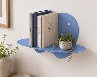 Small Metal Bookshelf: Floating Shelves for Any Space