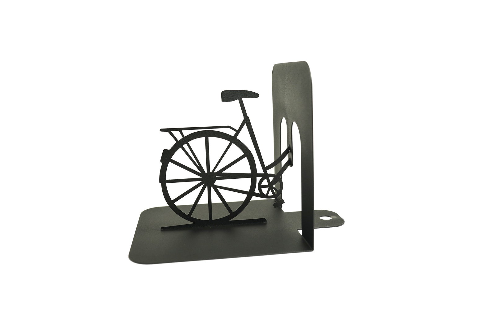 Bookends Bicycle Cyclist Gift Decor Book Ends Bike Metal Art Etsy