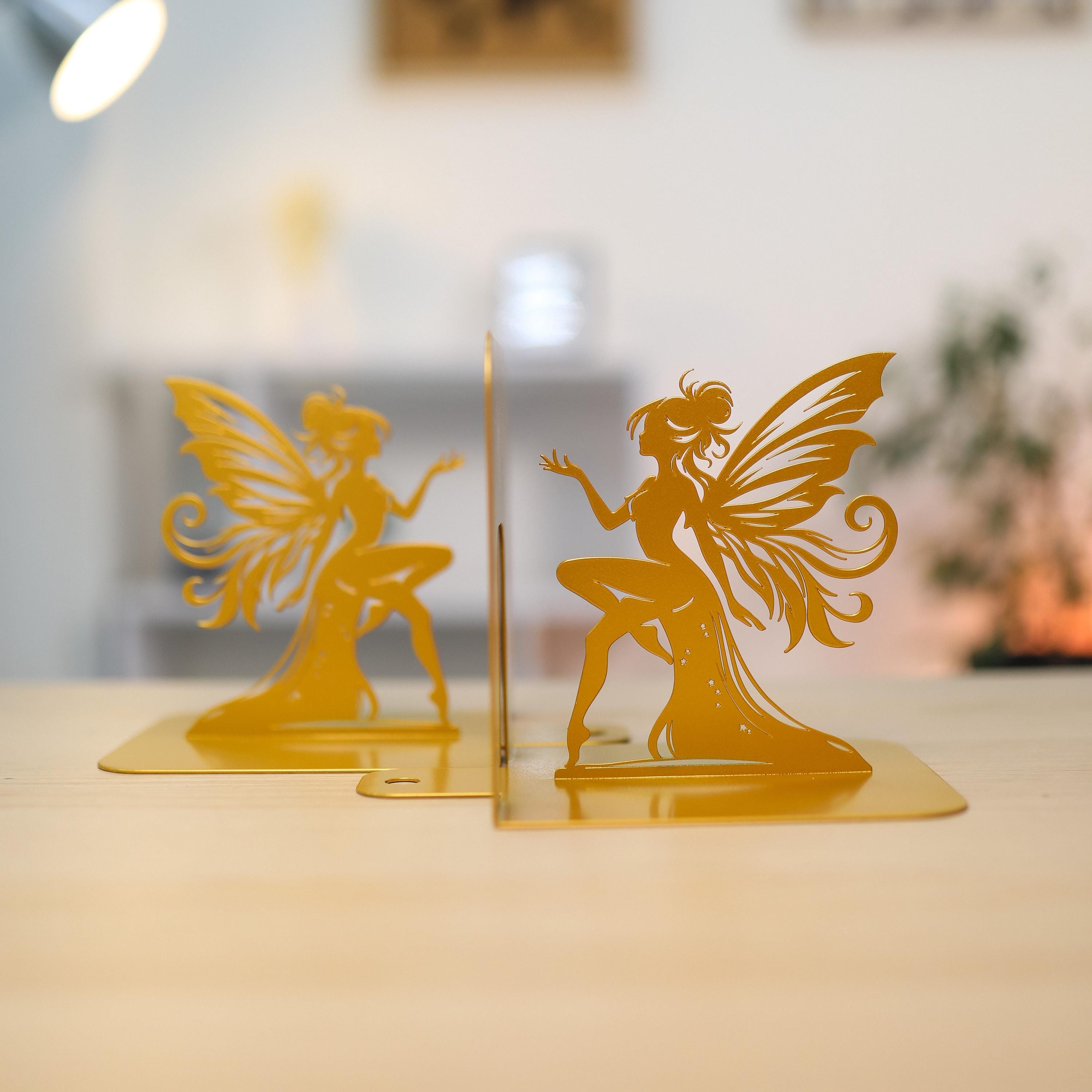 Bookends Fairy Metal Fantasy Book End Princess Magical Bookend