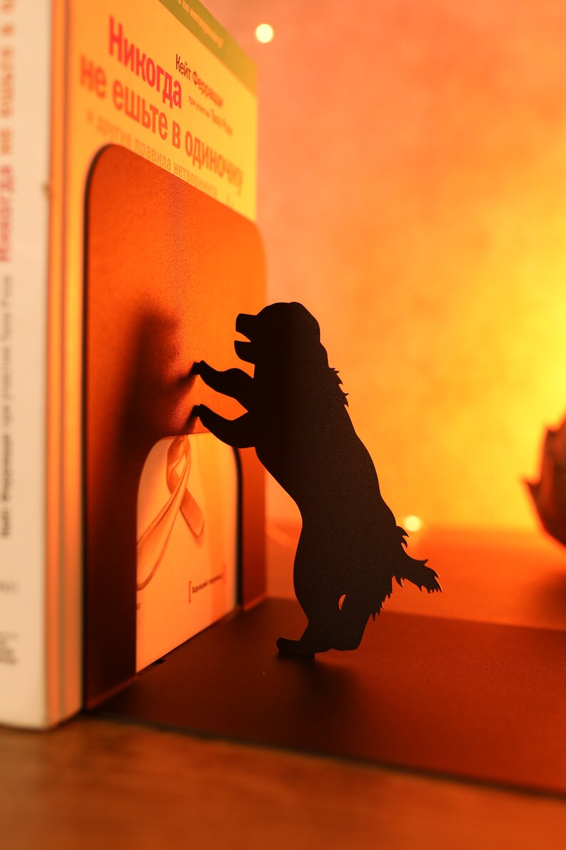 Dog Bookends Golden Retriever Room Decor Book Ends Labrador Etsy