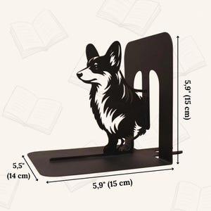 AR15 Gun Bookends, Metal Military Book Stopper, Gamer Gift image 7