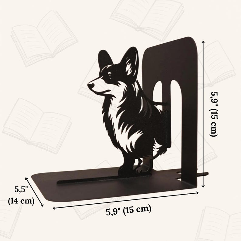 AR15 Gun Bookends, Metal Military Book Stopper, Gamer Gift image 7