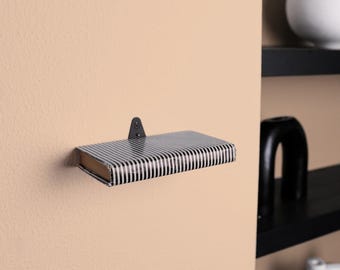 Floating Bookshelf Metal Invisible Book Shelf Wall Mount Bookshelves Hidden Book Storage Gifts for Home Book Display Wall Hanging Wall Decor