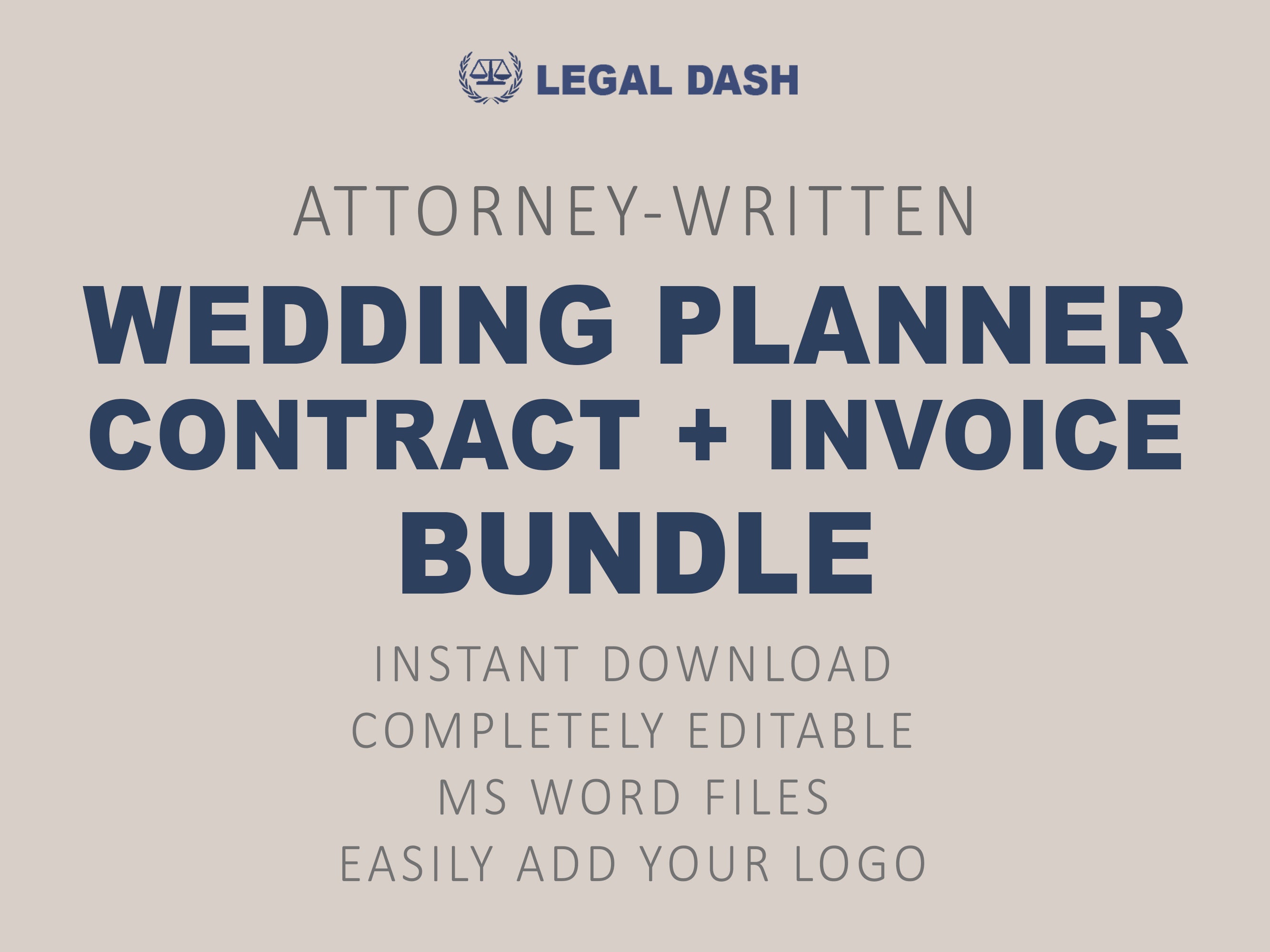 Wedding Planner Forms Bundle | Attorney-Written Editable Instant Download | Wedding Planner Contract | Wedding Planning Contract