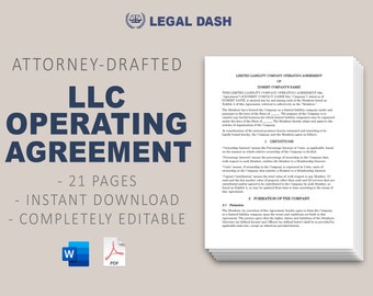 Attorney-Written GmbH Vorlage für die Betriebsvereinbarung (Instant Download)