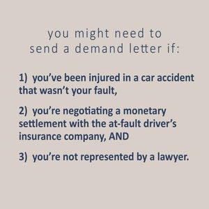 Auto Accident Demand Letter Template: Attorney-Written (Editable Digital Download, MS Word + PDF) image 3