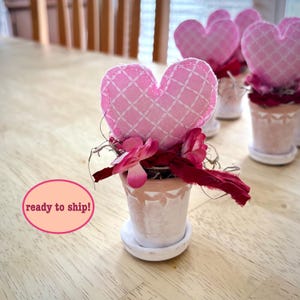 Heart Topiary: Valentines Day Tiered Tray Decor
