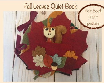 PDF Fall Leaves Felt Quiet Activity Book