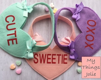 Conversation Heart Mini Purse--Valentine's Day Gift for Girls--Candy Hearts Purse--Dress-up Purse for Toddlers--Heart-Shaped Purse for Girls