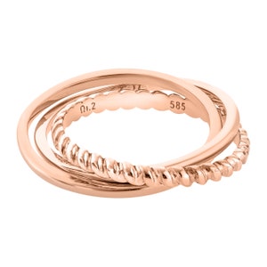 Rose Gold Puzzle Ring