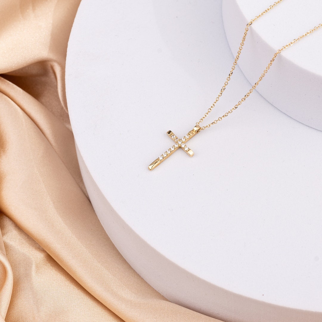 Ciondolo Croce Oro Bianco GL100832 - Foto 10