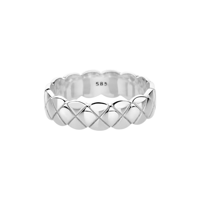 White Gold Band Ring