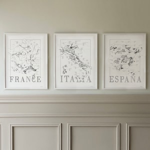 Ensemble de cartes des vins - Vins du vieux monde