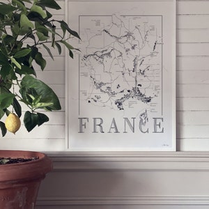 Carte des vins de France, carte des régions viticoles de France image 2