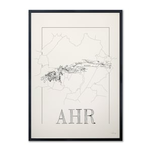 Carte des vins de l'Ahr, carte des vignobles de l'Ahr