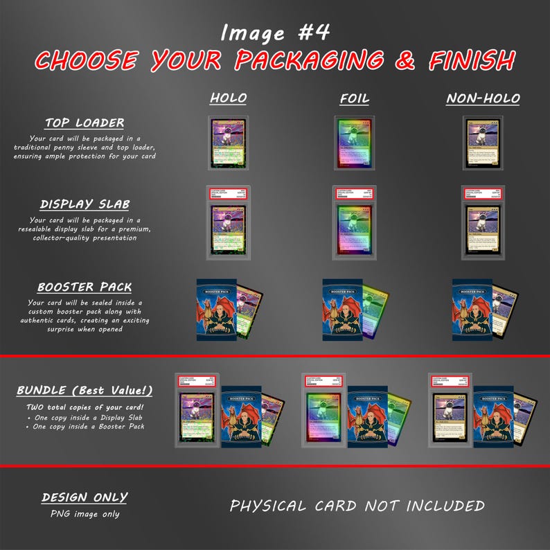 Custom MTG Style Magic Card - Choose Holographic, Photo Style, and Your Favorite Template - Quick Processing Time! image 4