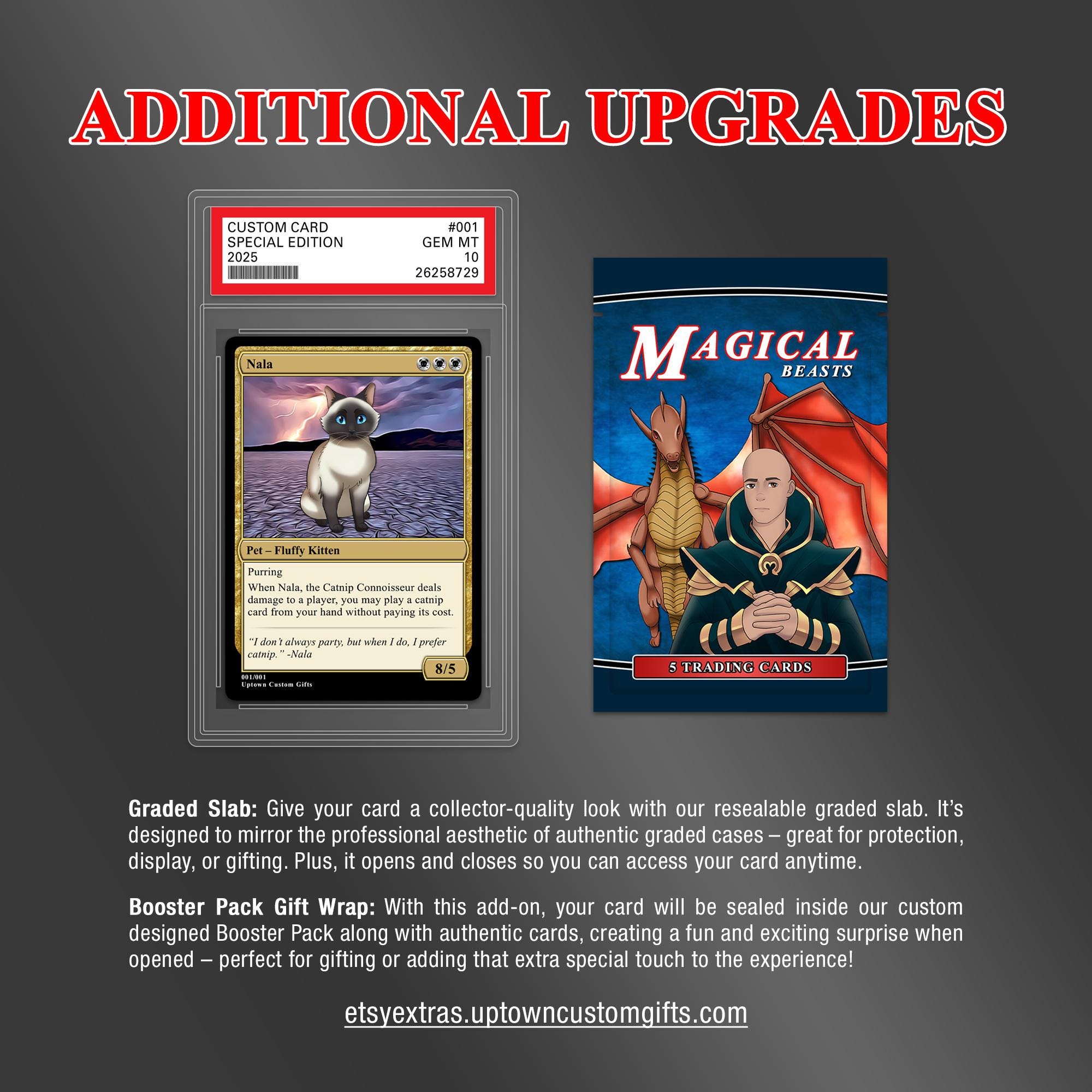 Custom MTG Style Magic Card - Choose Holographic, Photo Style, and Your  Favorite Template - Quick Processing Time! - Etsy