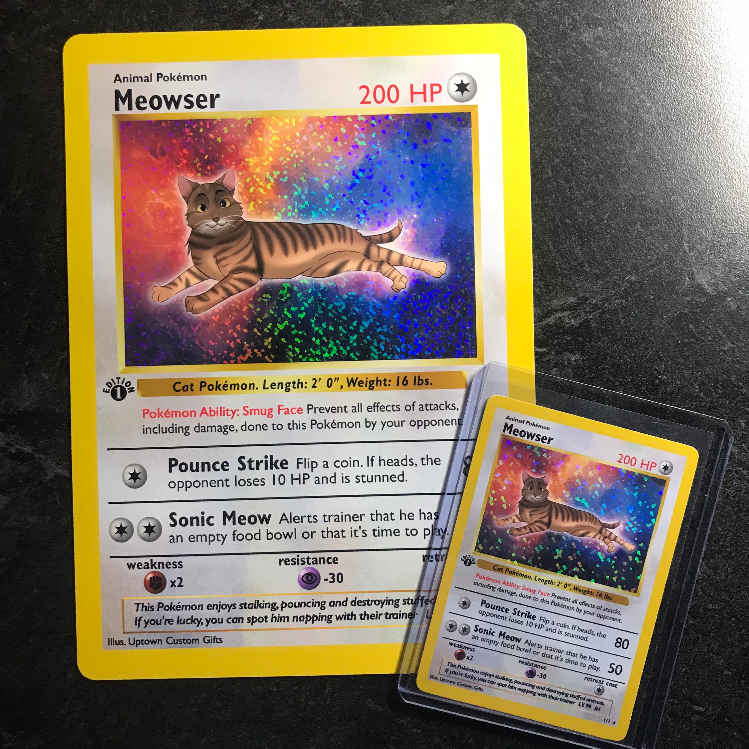 5 x 7 Custom Pokemon Card Display Artwork Etsy