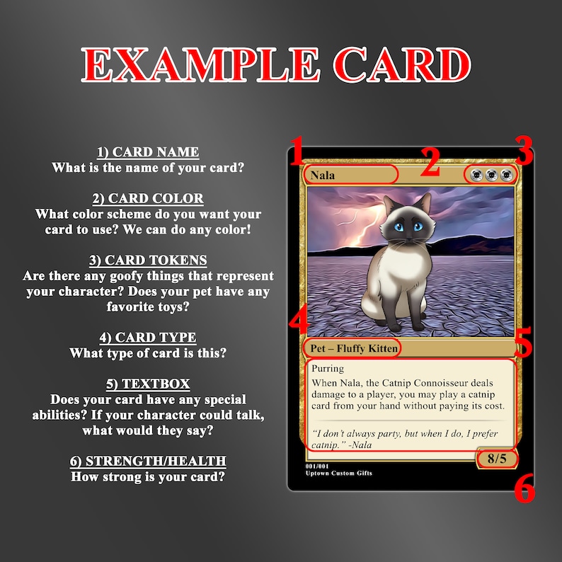 Custom MTG Style Magic Card - Choose Holographic, Photo Style, and Your Favorite Template - Quick Processing Time! image 10