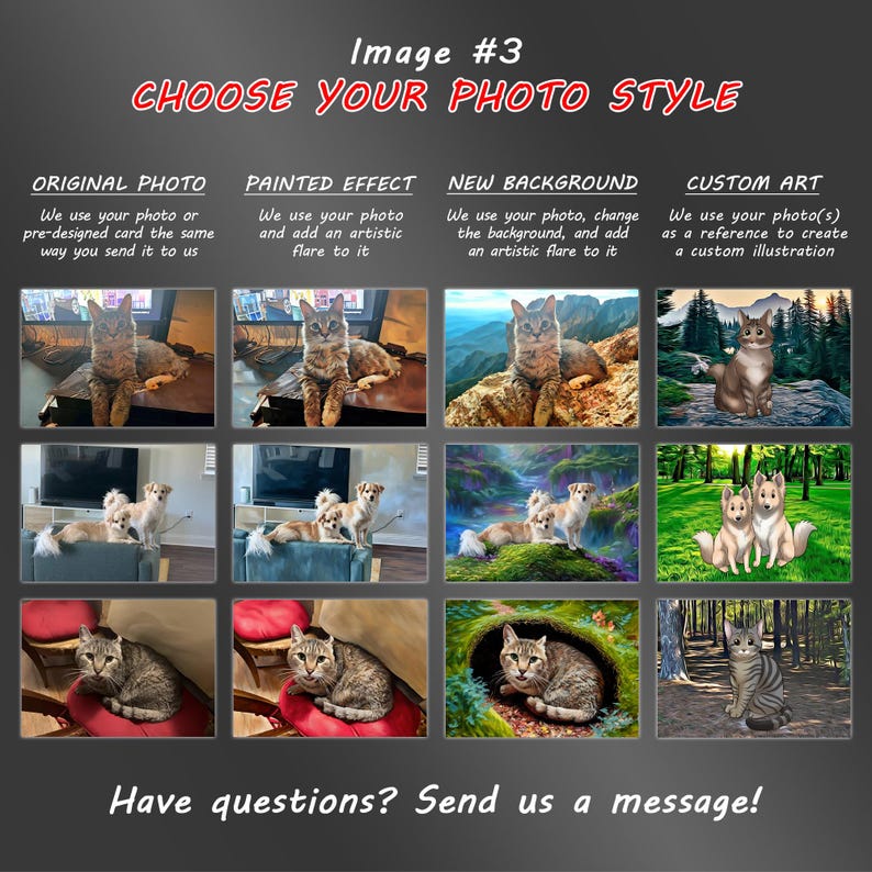 Custom MTG Style Magic Card - Choose Holographic, Photo Style, and Your Favorite Template - Quick Processing Time! image 3