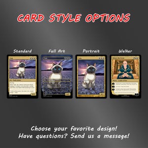 Custom MTG Style Magic Card - Choose Holographic, Photo Style, and Your Favorite Template - Quick Processing Time! image 9