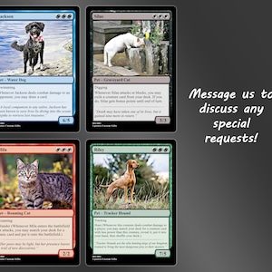 Custom MTG Style Magic Card - Choose Holographic, Photo Style, and Your Favorite Template - Quick Processing Time! image 12