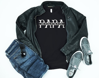 Personalized Papa Shirt, Custom Kids Names Shirt, Father's Day Gift, Longsleeve, Hoodie, Sweatshirt, Custom Shirt